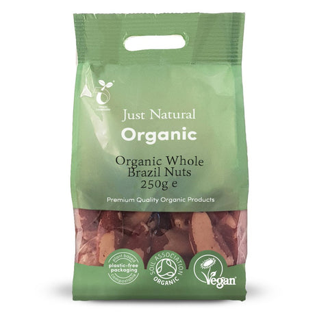 Organic Brazils Whole 250g - Greenlands Health Store