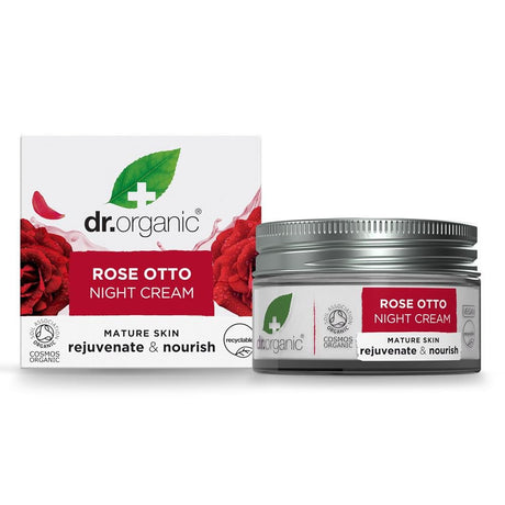 Rose Otto Night Cream 50ml - Greenlands Health Store