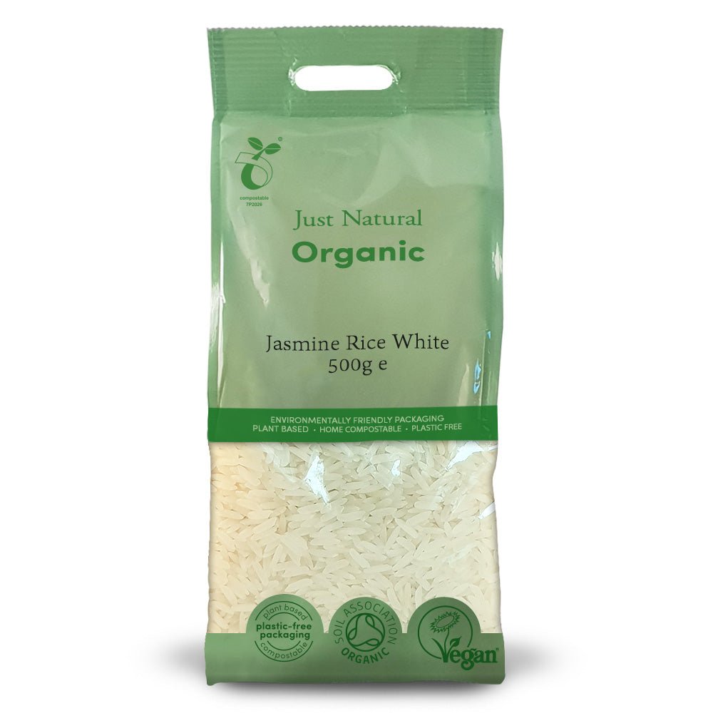 Organic Jasmine Rice White 500g - Greenlands Health Store