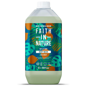 Faith in Nature Coconut Body Wash 5 Litre - Greenlands Health Store