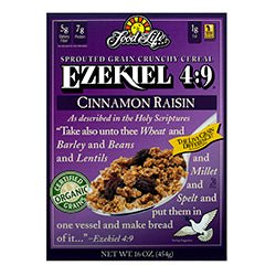 Ezekiel Sprouted Whole Grain Cereal Cinnamon & Raisin 454g - Greenlands Health Store