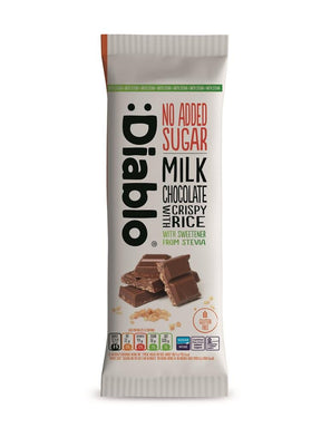 Milk Chocolate with Crispy Rice with Stevia 75g - Greenlands Health Store