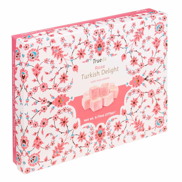 Truede Rose with Rose Petals Turkish Delight 275g - Greenlands Health Store