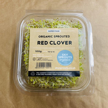 Organic Sprouted Red Clover 100g - Greenlands Health Store