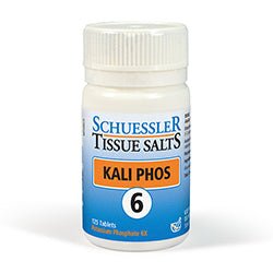 No 6 Kali Phos Tissue Salts 125 Tablets - Greenlands Health Store