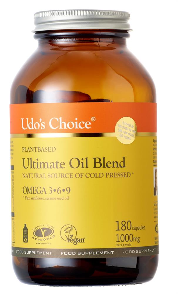 Udo's Choice Ultimate Oil Blend 180 caps - Greenlands Health Store