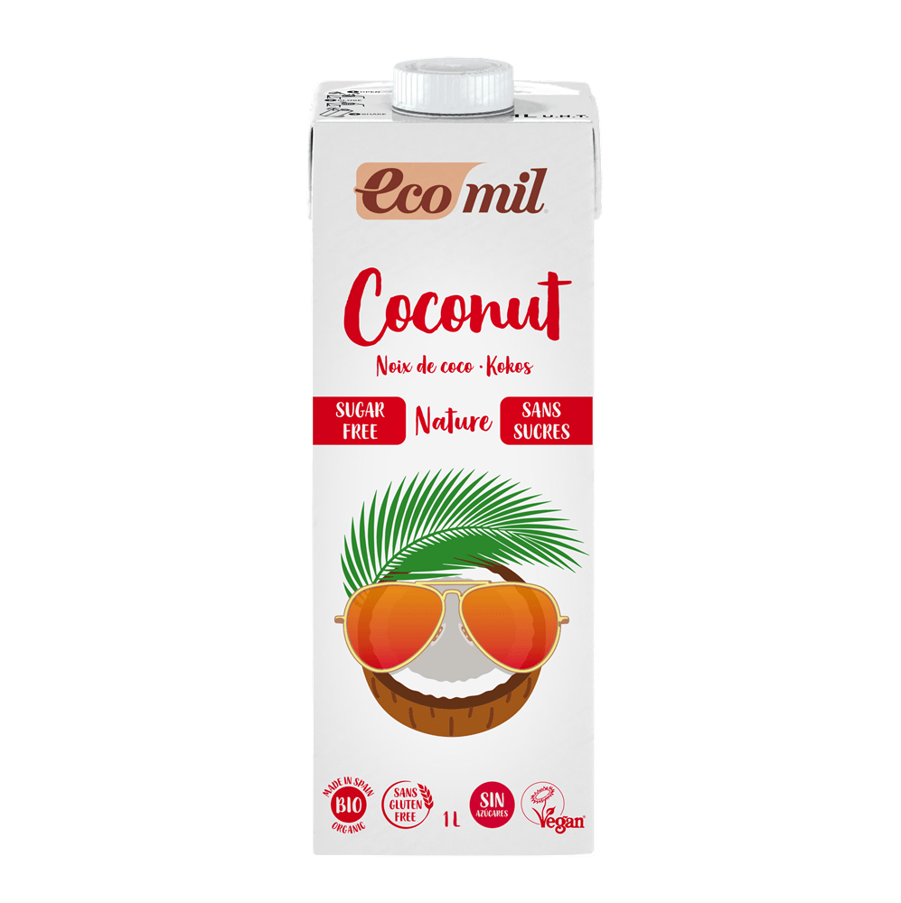 Organic Coconut Drink Sugar Free (8.5% coconut) 1L - Greenlands Health Store