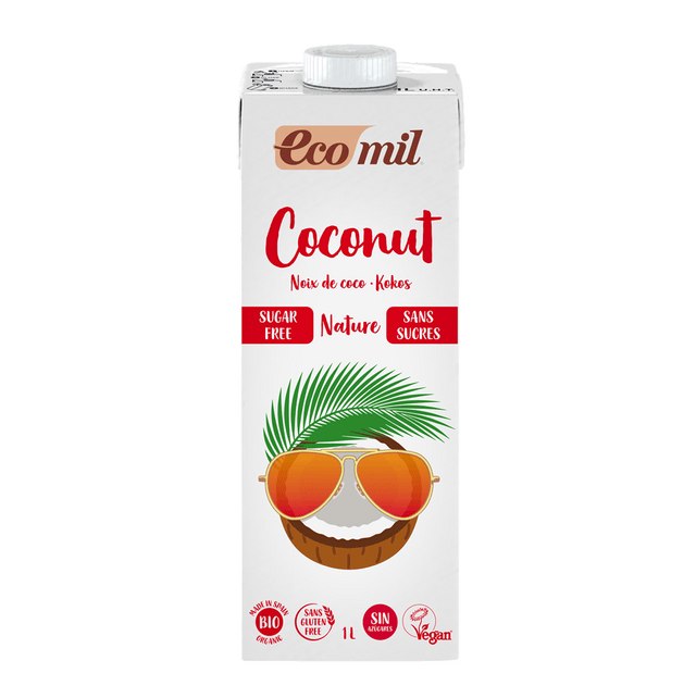 Organic Coconut Drink Sugar Free (8.5% coconut) 1L - Greenlands Health Store