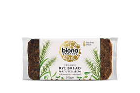 Organic Vitality Rye Bread - Sprouted Seeds - 500g - Greenlands Health Store