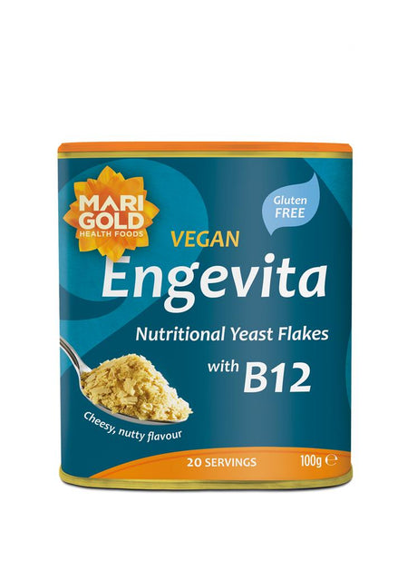 Marigold Engevita B12 Yeast Flakes Blue 100g - Greenlands Health Store
