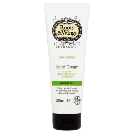 Organic Unscented Hand Cream 125ml - Greenlands Health Store