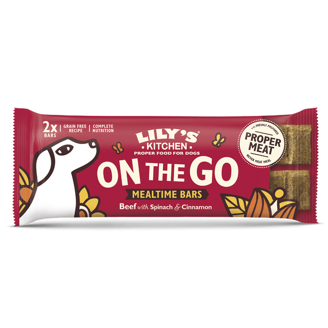 Beef On the Go Bars for Dogs 2pk 40g - Greenlands Health Store