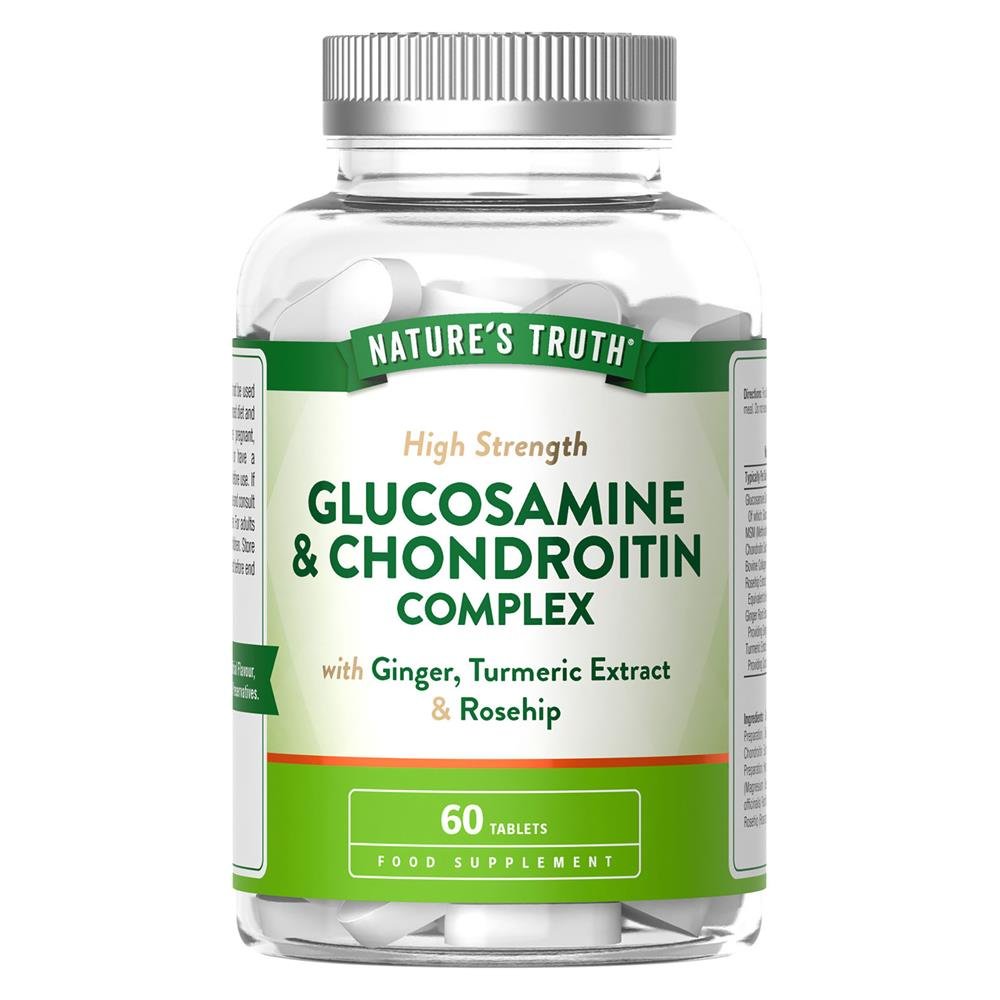 High Strength Glucosamine & Chondroitin Complex 60 tablets - Greenlands Health Store