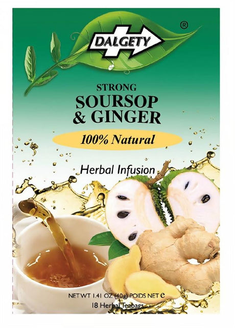 Dalgety Soursop & Ginger 18 Teabags - Greenlands Health Store