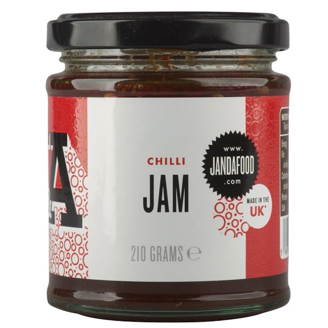 J&A Chilli Jam 210g - Greenlands Health Store