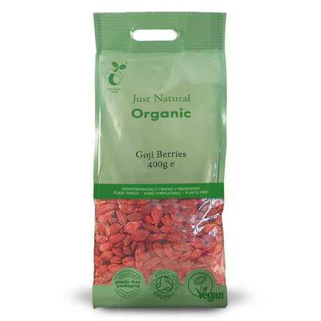 Organic Goji Berries 400g - Greenlands Health Store