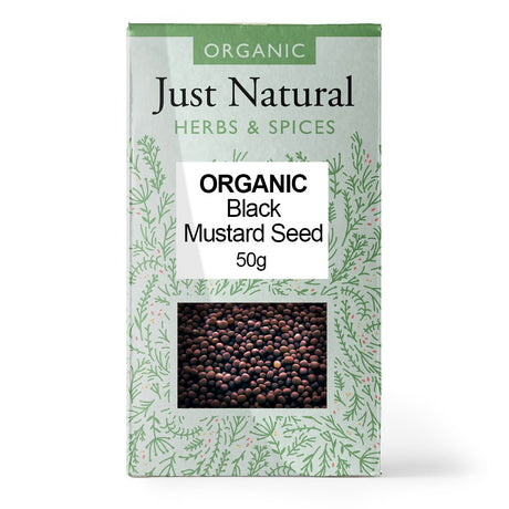 Organic Brown Mustard Seed (Box) 50g - Greenlands Health Store