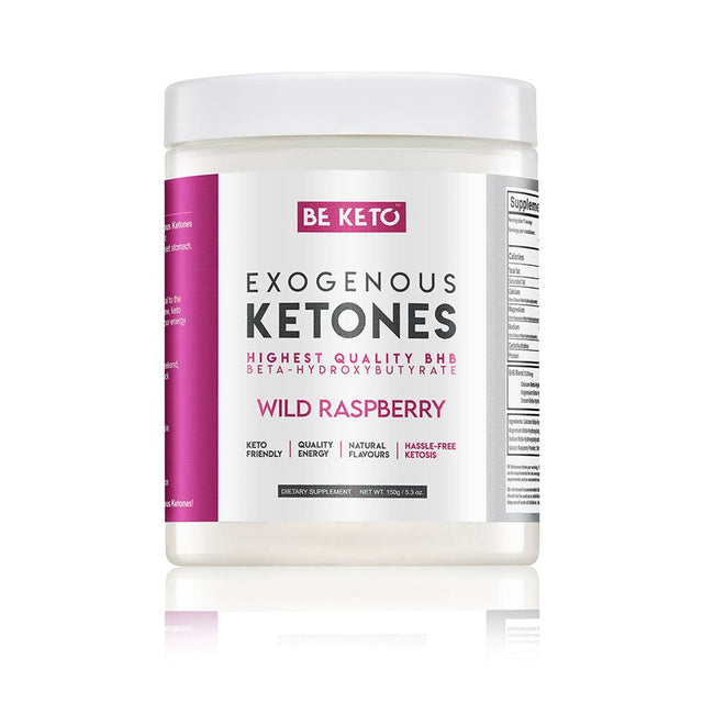 BeKeto - Exogenous Ketones Raspberry 150g - Greenlands Health Store