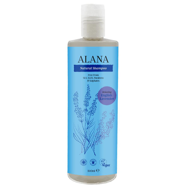 English Lavender Natural Shampoo 500ml - Greenlands Health Store