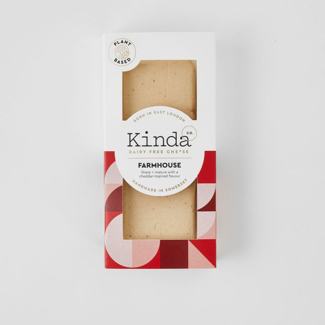 Vegan Farmhouse Cheese Block 120g - Greenlands Health Store