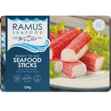 Ramus Seafood Frozen Cooked Ready to Eat Seafood Sticks 120g - Greenlands Health Store