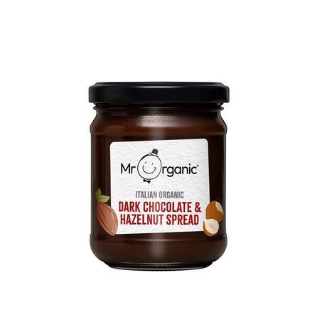 Mr Organic Dark Chocolate & Hazelnut Spread 200g - Greenlands Health Store