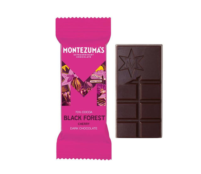 Black Forest Dark Chocolate with Cherry Mini Bar 25g - Greenlands Health Store