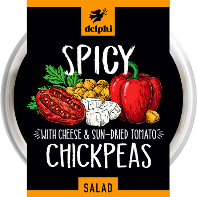 Medium Hot Chick Pea Salad 220g - Greenlands Health Store