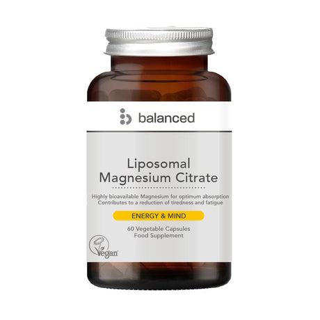 Liposomal Magnesium Citrate 60 Veggie Caps - Reusable Bottle - Greenlands Health Store