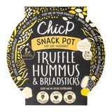 Delicious healthy Truffle hummus & breadstick Snack Pot 70g - Greenlands Health Store