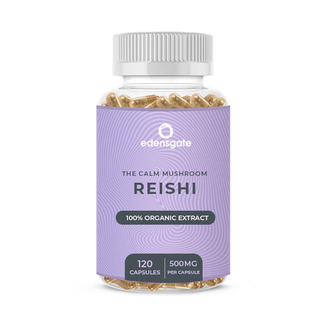 Reishi Mushroom Extract Capsules - Premium Quality - 120 Capsules - Greenlands Health Store