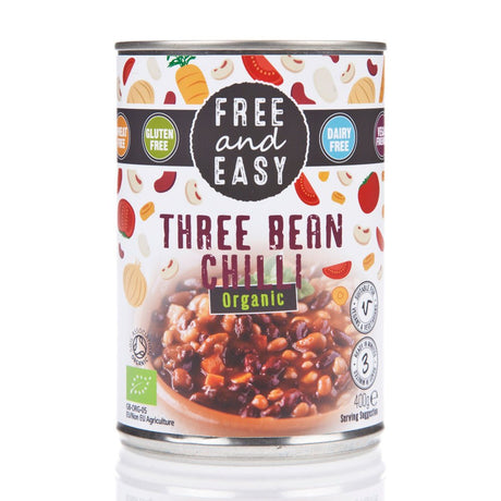 Organic Three Bean Chilli 400g - Greenlands Health Store