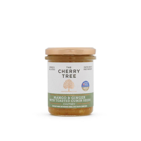 The Cherry Tree Mango and Ginger Chutney with Toasted Cumin Seeds 210g - Greenlands Health Store