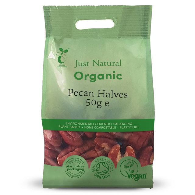 Organic Pecans Halves 50g - Greenlands Health Store