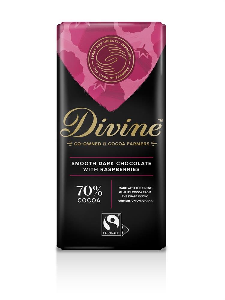 Vegan Dark Chocolate with Raspberries 90g - Greenlands Health Store