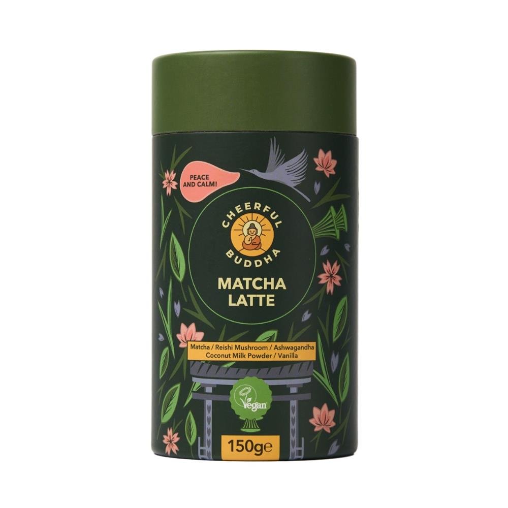 Cheerful Buddha Matcha Latte - 150g - Greenlands Health Store