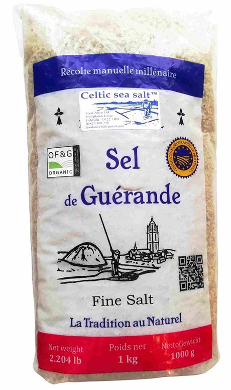 Organic Celtic Sea Salt Fine 1 Kg - Greenlands Health Store