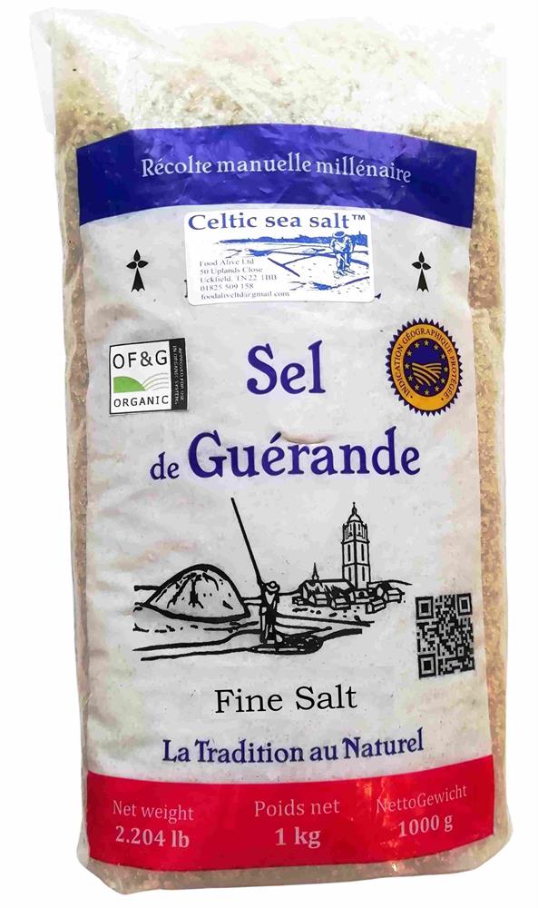 Organic Celtic Sea Salt Fine 1 Kg - Greenlands Health Store