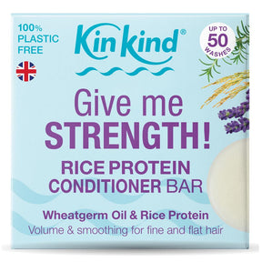 KinKind Give me STRENGTH! Conditioner Bar with Rice Protein 40g - Greenlands Health Store