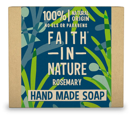 Faith in Nature Rosemary Pure Vegetable Soap 100g - Greenlands Health Store