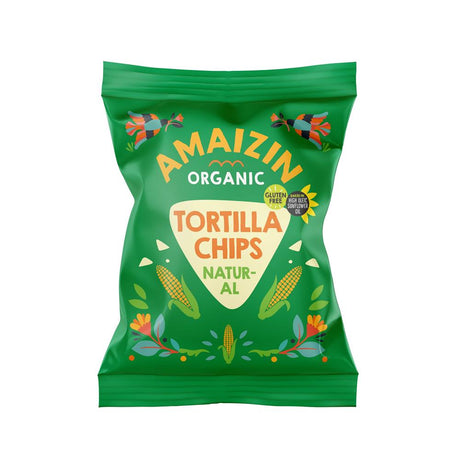 Natural Corn Chips- Snack- Organic- 75g Bag - Greenlands Health Store