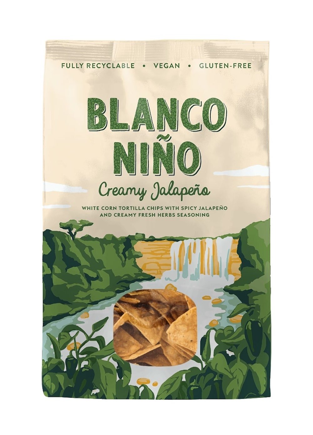 Creamy Jalapeno Tortilla Chips 170g - Greenlands Health Store