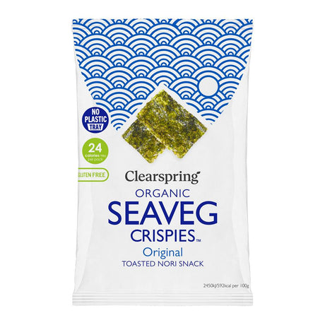 Organic Seaveg Crispies Original 4g (TRAYLESS) - Greenlands Health Store