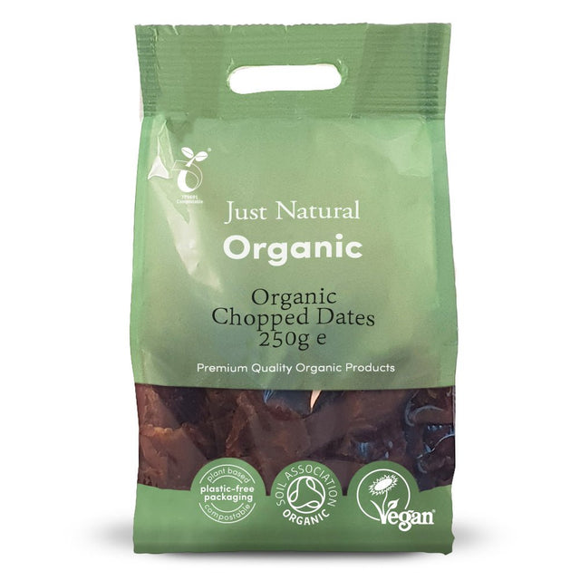 Organic Chopped Dates 250g - Greenlands Health Store