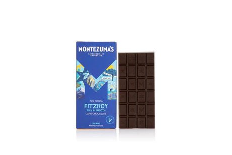 FitzRoy Organic 74% Dark Chocolate 90g Bar - Greenlands Health Store