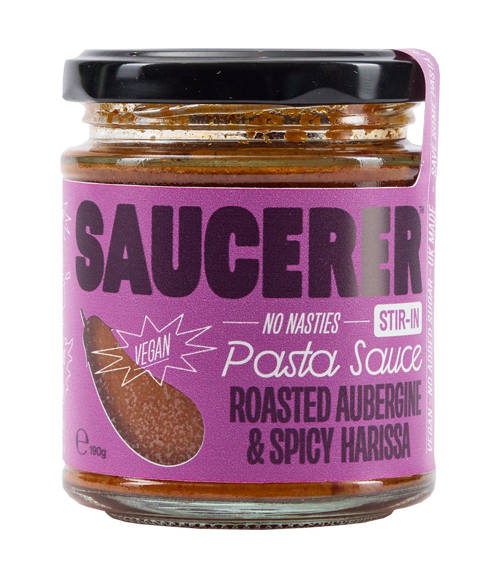 Roasted Aubergine & Spicy Harissa Stir - in Pasta Sauce 190g - Greenlands Health Store
