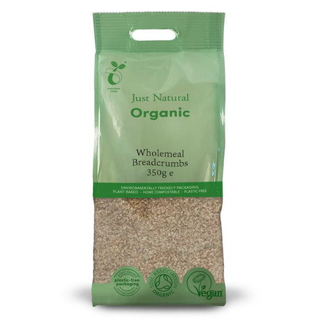 Organic Wholemeal Breadcrumbs 350g - Greenlands Health Store