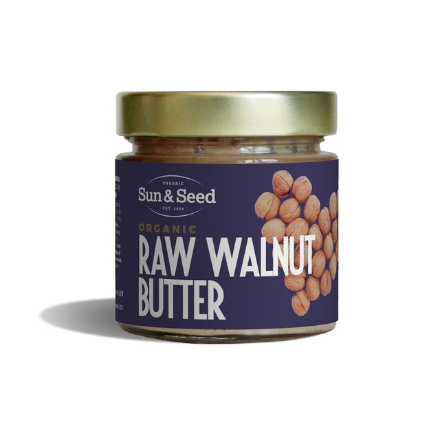 Sun and Seed Organic Raw Walnut Butter 200g - Greenlands Health Store