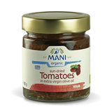 MANI Organic Sun - dried Tomatoes in Olive Oil 180g - Greenlands Health Store