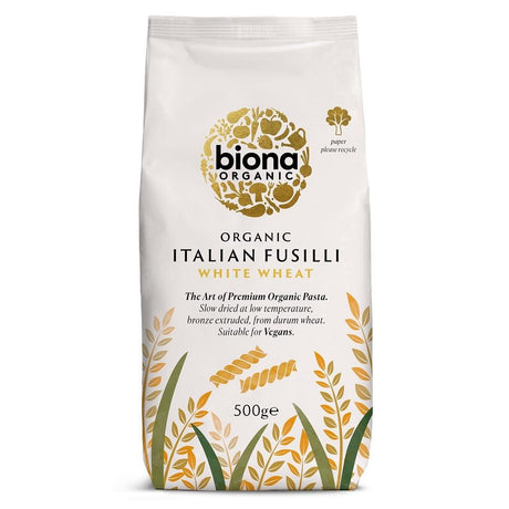 Organic White Fusilli Pasta 500g - Greenlands Health Store